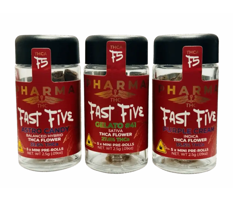 LE Pharma THCA Fast Fives (Red) Prerolls 5ct 29.99 *