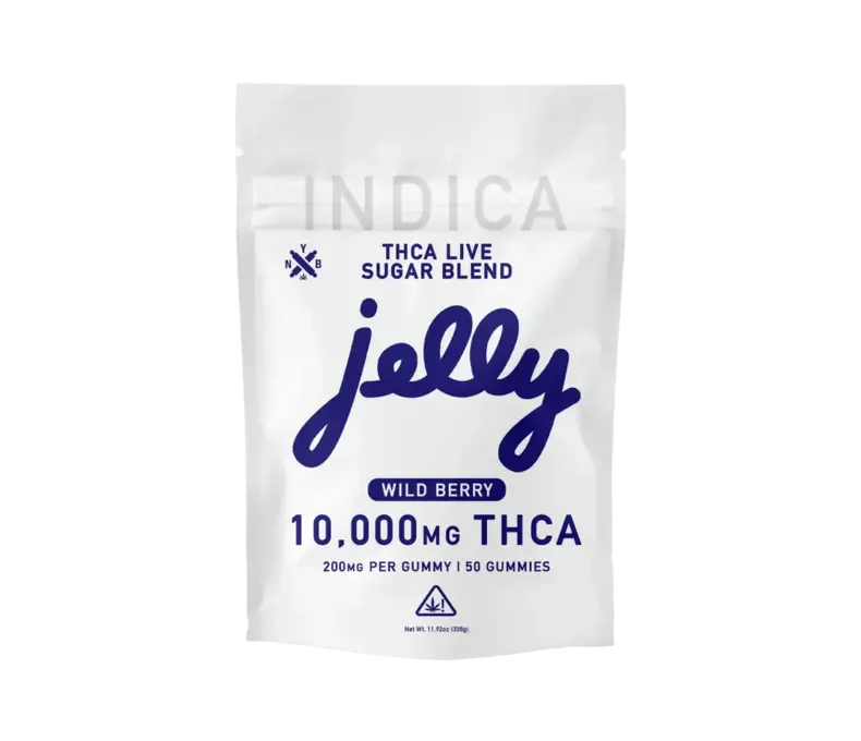 NYB: Jelly Live Sugar Blend THC-A Gummies 200mg 50ct Bag