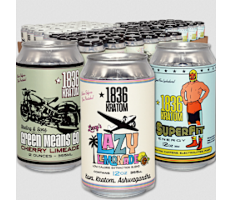 1836 Kratom Beverages 12oz