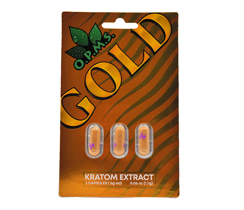 OPMS Gold Kratom Capsules