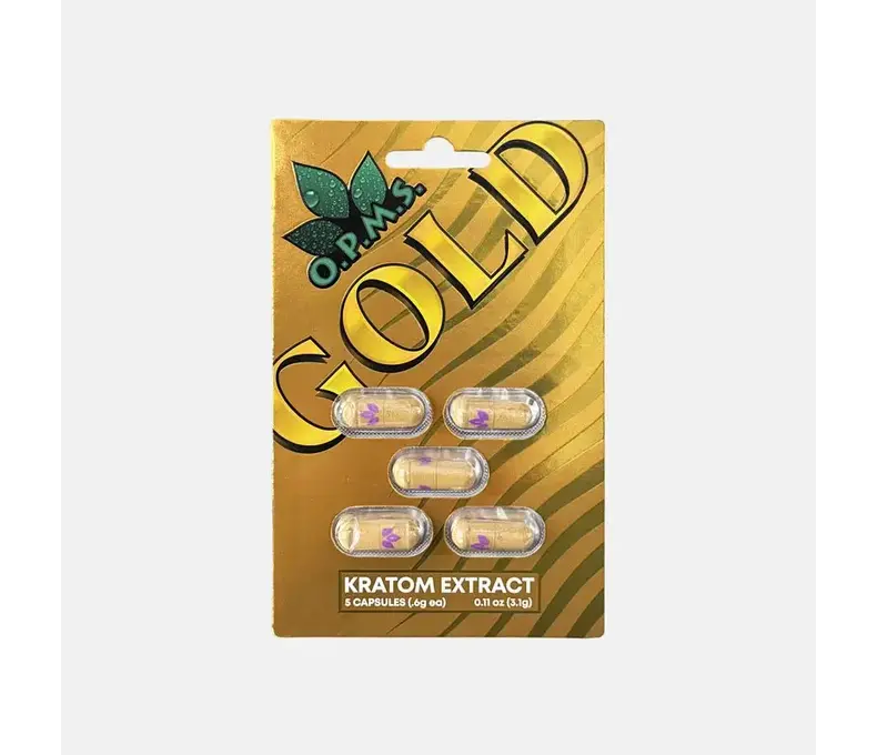OPMS Gold Kratom Capsules