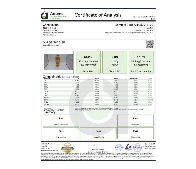 Cantrip THC Soda 50mg