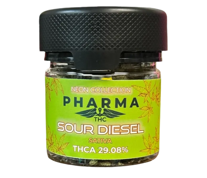 Pharma Neon THCA Flower 3.5g  Sour Diesel (Sativa)