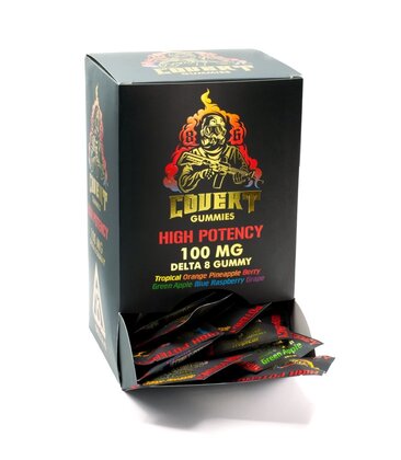 LE Covert Delta-8 Gummy 100mg 6.99 - 100ct Display
