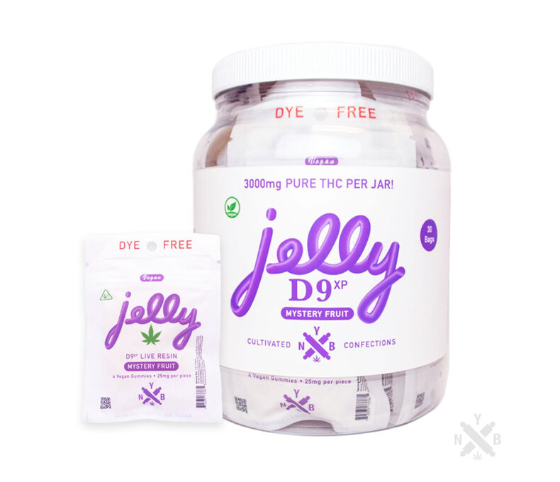 LE NYB Jelly D9xp LR Gummies 4ct 5.99 - 30ct Display * - Mystery Fruit