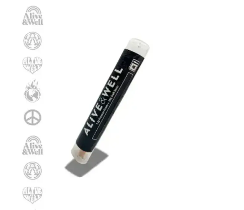 LE Alive & Well Preroll THCA 1g 19.99 -