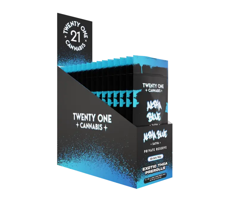 LE Twenty One Canna THCA Preroll 2ct 14.99 - 15ct Display  -