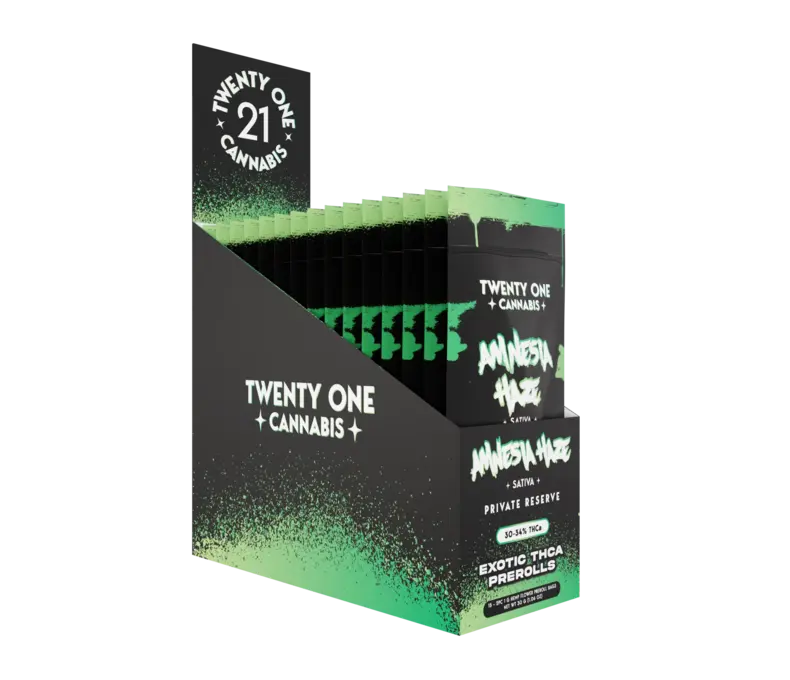 LE Twenty One Canna THCA Preroll 2ct 14.99 - 15ct Display  -