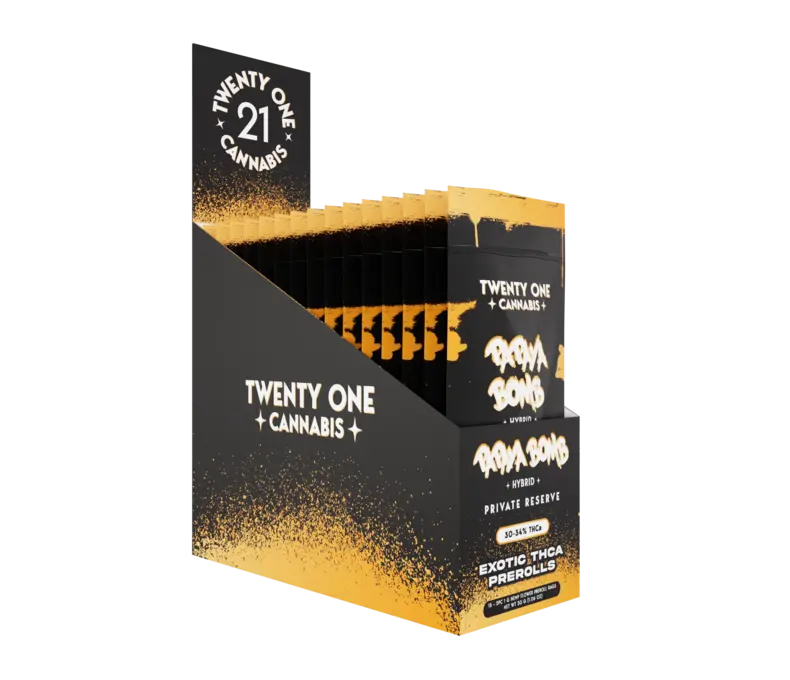 LE Twenty One Canna THCA Preroll 2ct 14.99 - 15ct Display  -