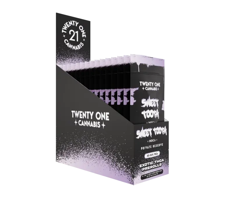 LE Twenty One Canna THCA Preroll 2ct 14.99 - 15ct Display  -