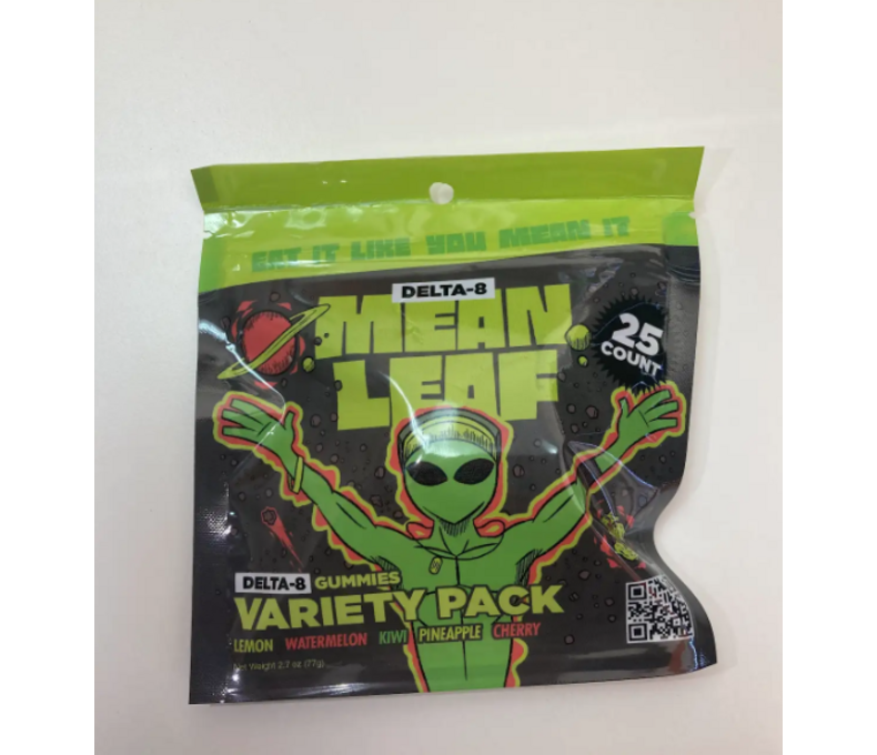 Mean Leaf D8 Gummies 60mg 25ct