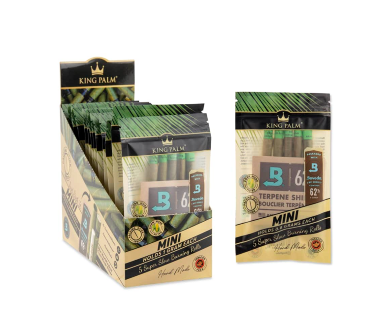 King Palm Mini Leaf 5pk 4.99 - 15ct Display