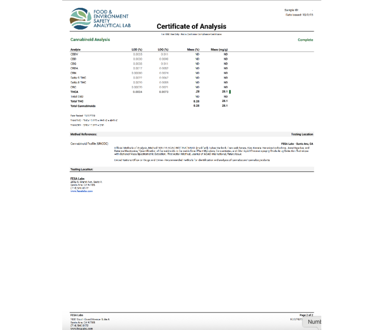 Koi THCA Flower 3.5g