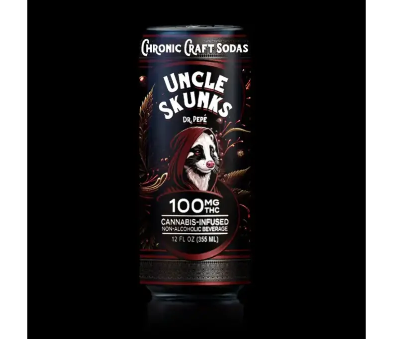 Uncle Skunk's Chronic Craft D9 Soda 100mg