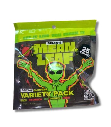 Mean Leaf D8 Gummies 60mg 25ct