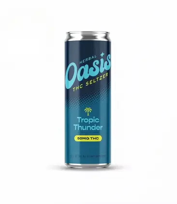 LE Oasis Seltzer 50mg 12oz 9.99 - 4ct - Tropic Thunder