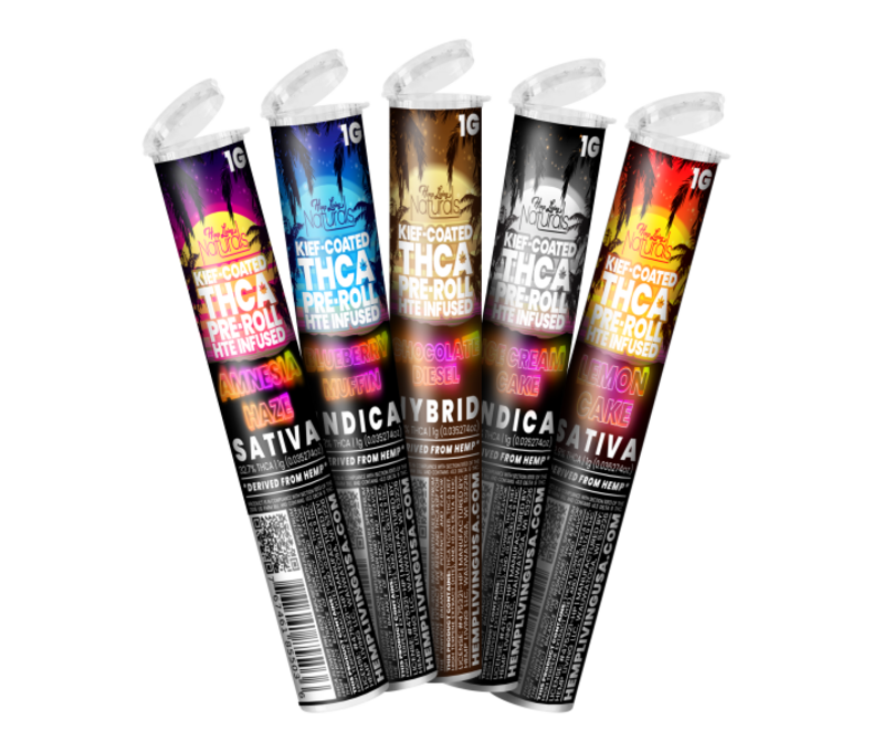LE HL Naturals Preroll THCA+HTE, Kief 1g 11.99 - 10ct Display -