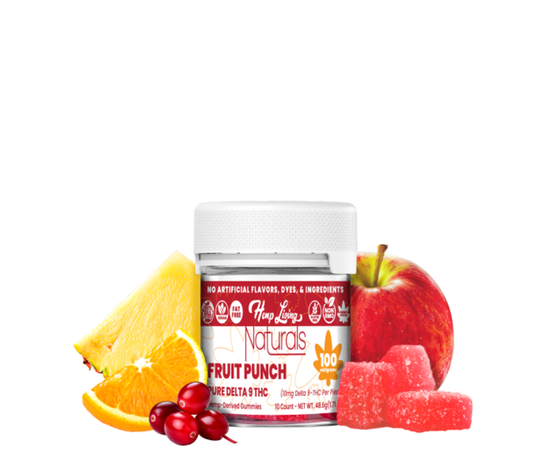 LE HL Naturals D9 Gummies 10mg 10ct 9.99