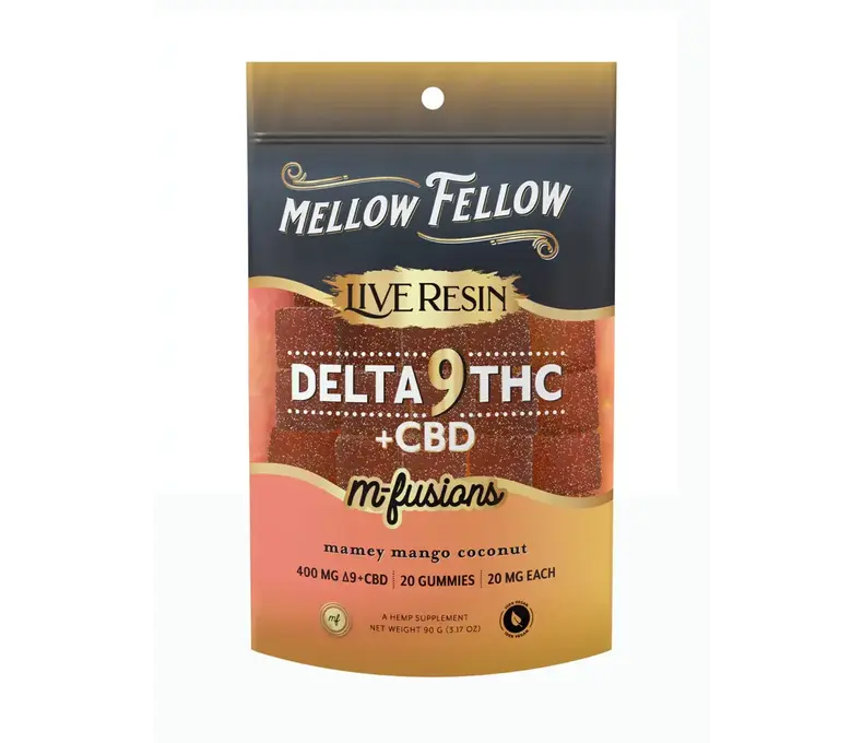 LE Mellow Fellow M-Fusion D9 Gummies 20ct 19.99 - 6ct Display *