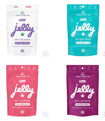 LE NYB Jelly D9xp LR Gummies 25mg 40ct 49.99 -