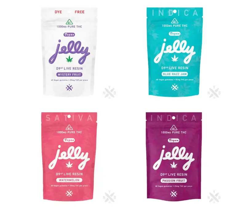 LE NYB Jelly D9xp LR Gummies 25mg 40ct 49.99 -