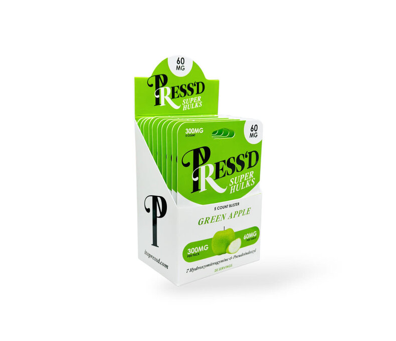 CM Press'd Super Hulk 60mg 5ct 49.99 - 10ct Display