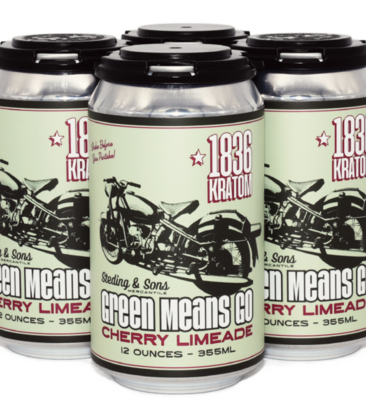CM 1836 Beverage 12oz 11.99 - 4ct Display Green Means Go Cherry Limeade
