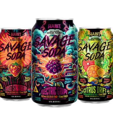 LE Habit Savage D9/TP Soda 100mg 19.99 - 6ct Display