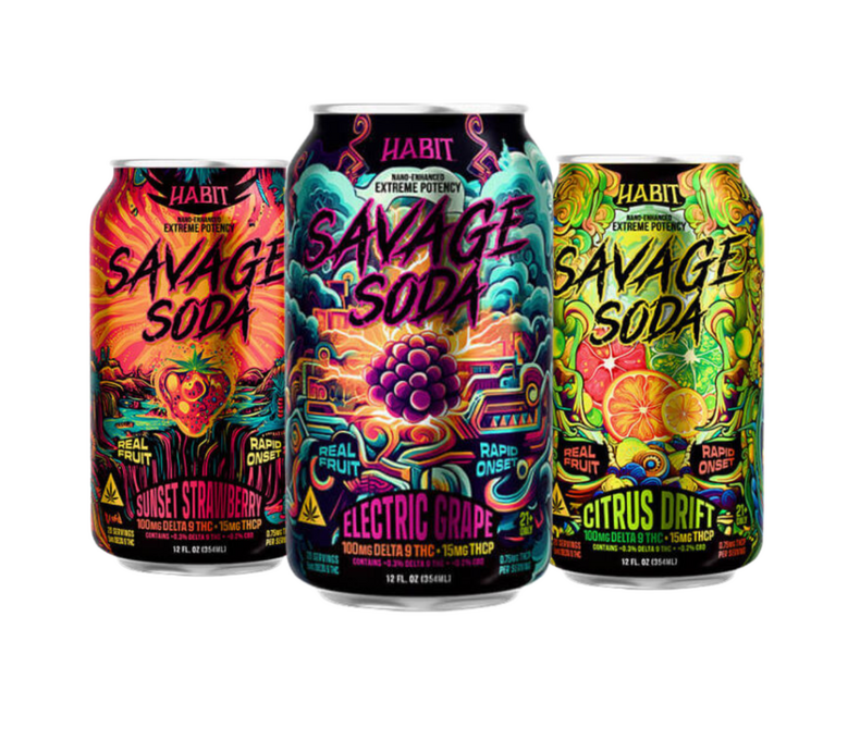 LE Habit Savage D9/TP Soda 100mg 19.99 - 6ct Display