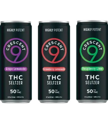 LE Crescent 9 50mg Seltzer * - 4ct Display