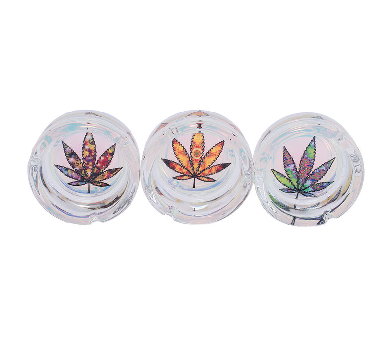 Ashtray 7.99 - Trippy Leaf - 6ct Display