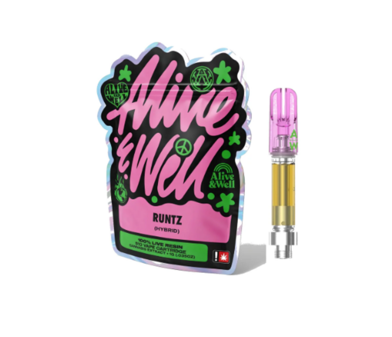 LE Alive & Well Cart THCa 1g - 12ct Display