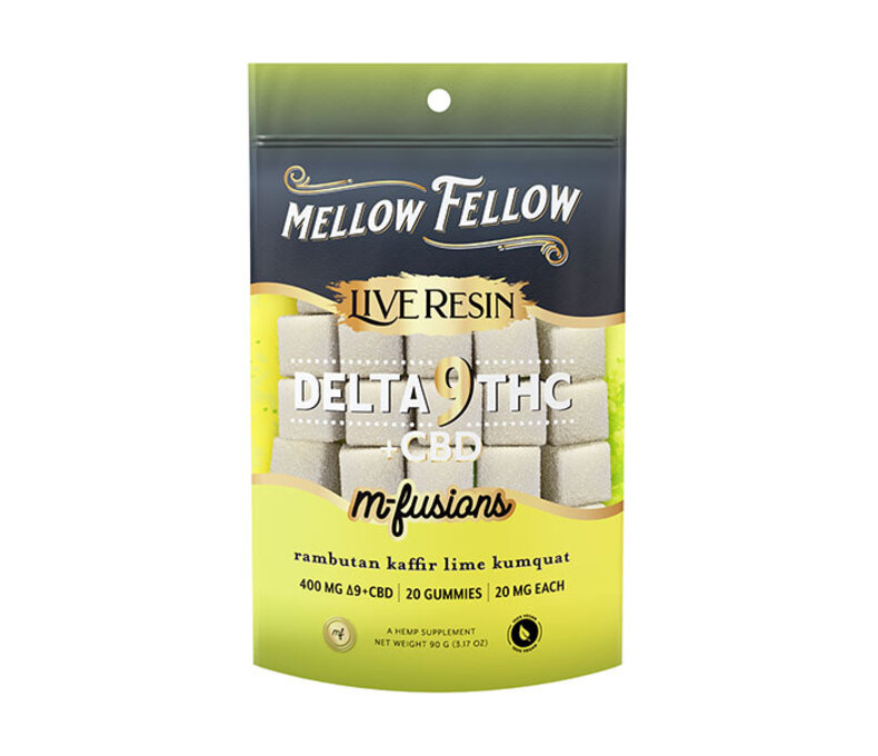 LE Mellow Fellow M-Fusion D9 Gummies 20ct 19.99 - 6ct Display *