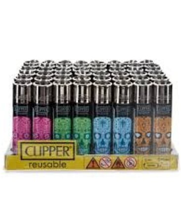 Clipper 1.99 - Skulls - 48ct Display