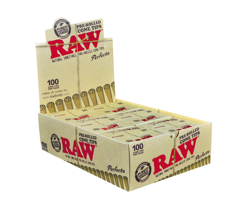 Raw Tips - Perfecto Cone 100pk 9.99 - 6ct Display
