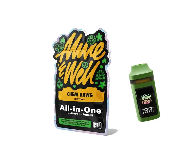LE Alive & Well Disposable THCA 1g 49.99 * - 12ct Display