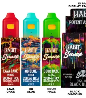 LE Habit A Sauce Dispo 2g 49.99 - 10ct Display