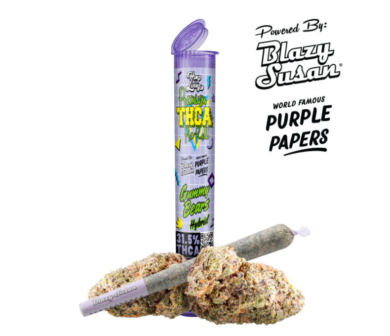 LE HL x Blazy Susan THCa Preroll 1g 9.99 - Purple - 10ct display -