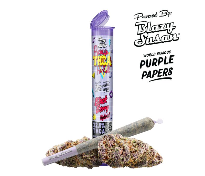 LE HL x Blazy Susan THCa Preroll 1g 9.99 - Purple - 10ct display -