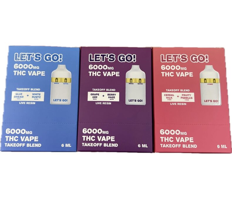 LE NYB Jelly D8 Dispo Let's Go 6K 6ml - 5ct Display