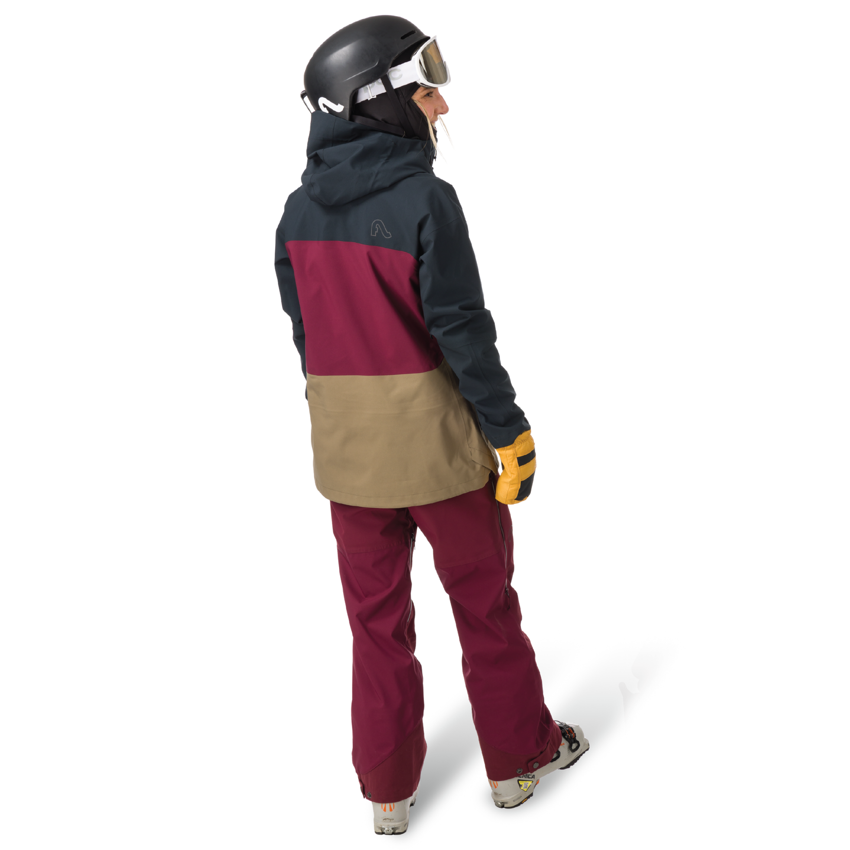 Flylow Flylow Lucy Jacket Black/Ruby/Capers