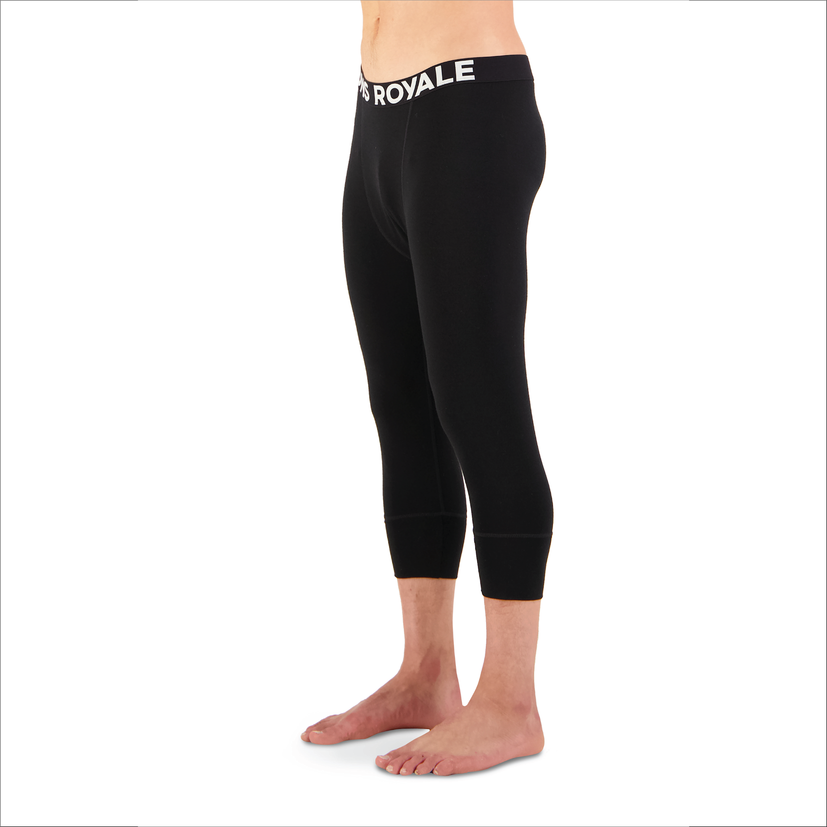 Mons Royale Mons Royale Cascade Merino Flex 200 3/4 Legging Black
