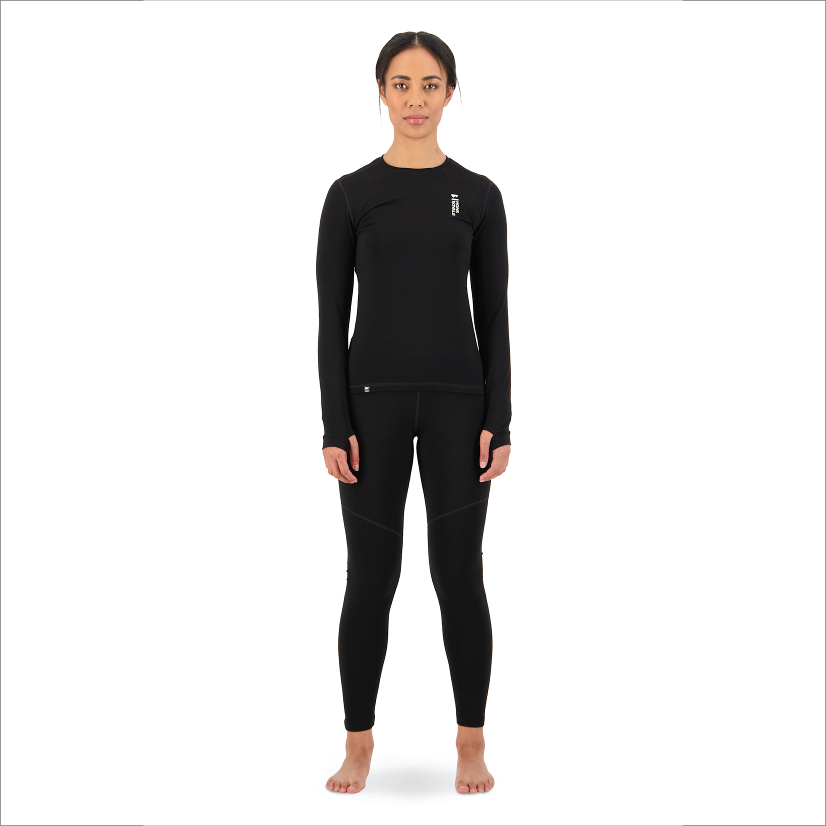 Mons Royale Mons Royale Cascade Merino Flex 200 LS Black  ws