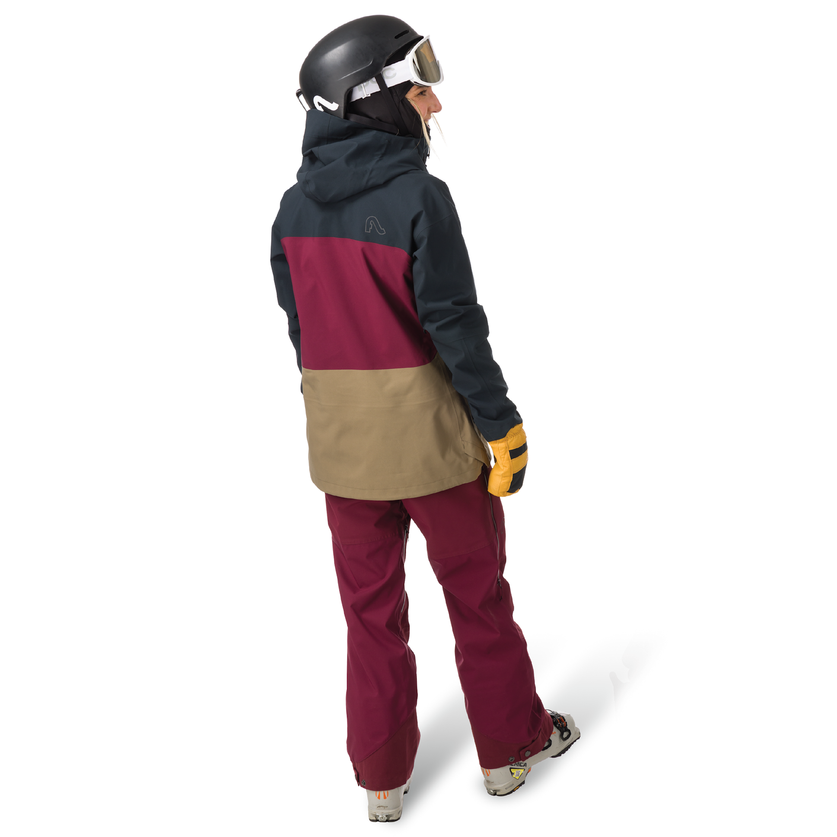Flylow Flylow Lucy Jacket Black/Ruby/Capers