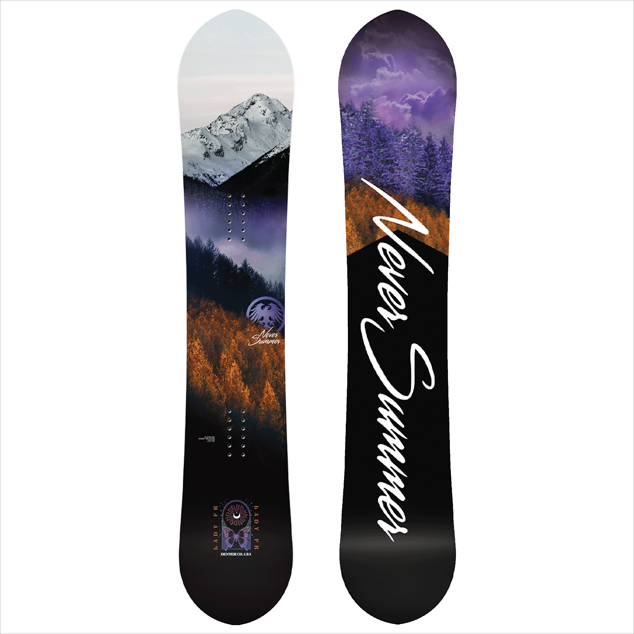 2025 Never Summer Lady FR - Bluebird Mountain Sports