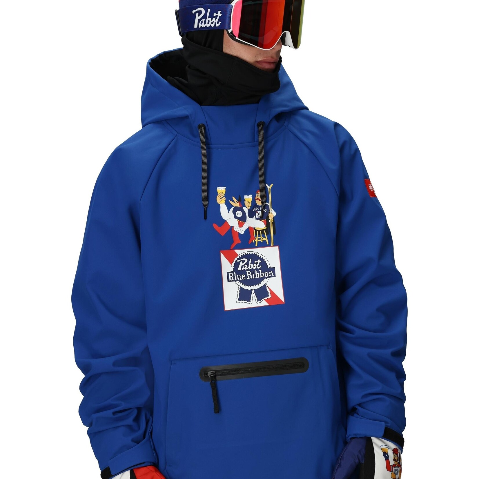 686 686 MENS WATERPROOF HOODY PBRB
