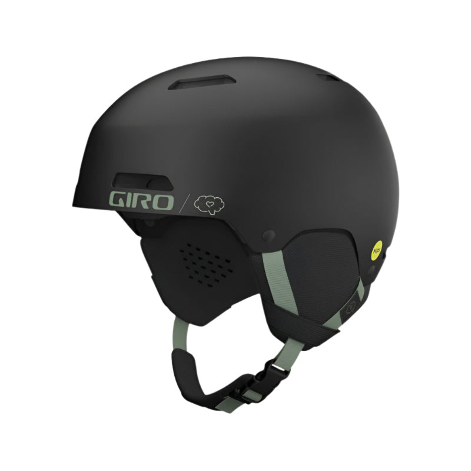 Giro 2025 GIRO LEDGE MIPS BLACK/SAVE A BRAIN GREEN