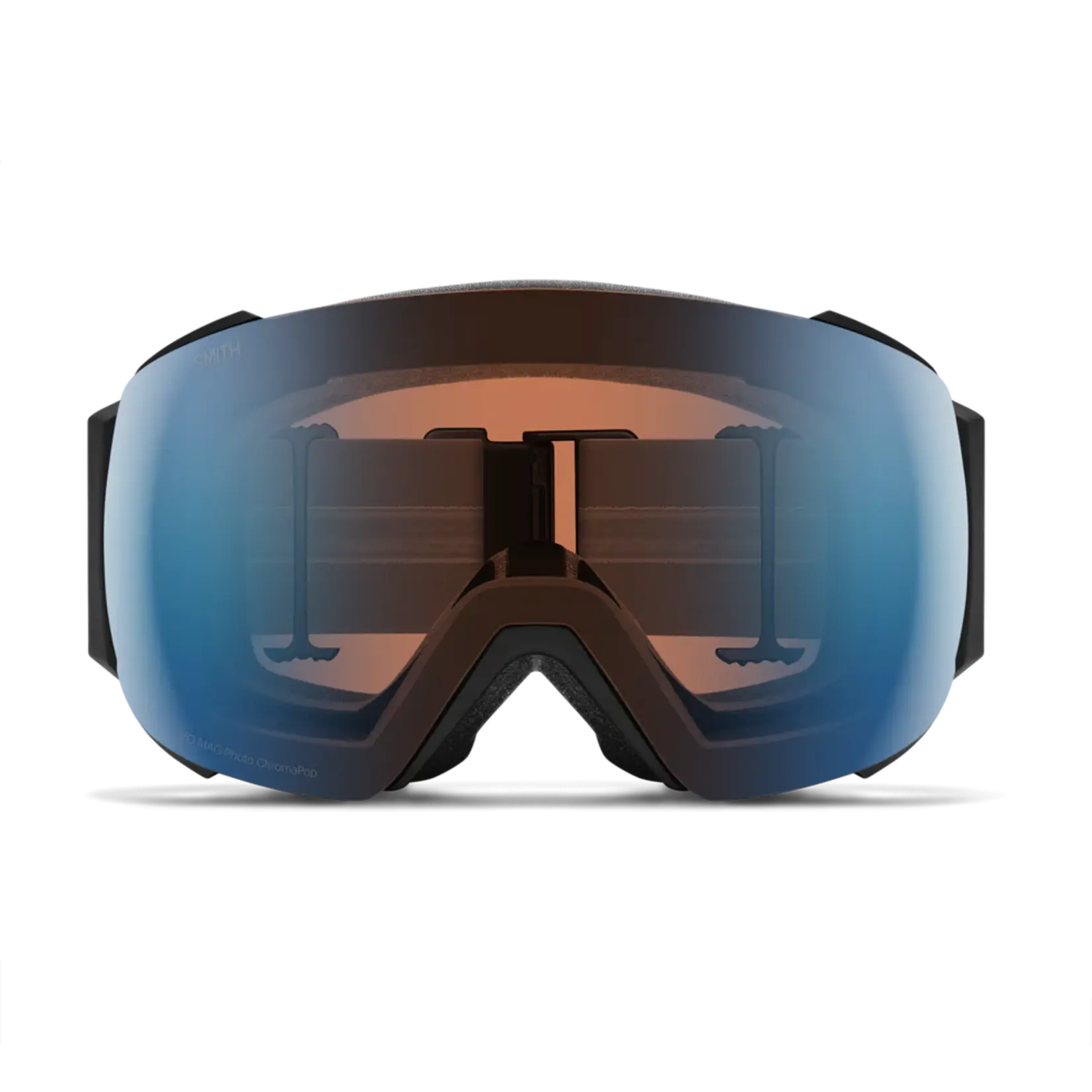 Smith Optics Smith I/O Mag Black ChromaPop Pro Photochromic Blue Mirrorw/ChromaPop Storm Blue Sensor Mirror