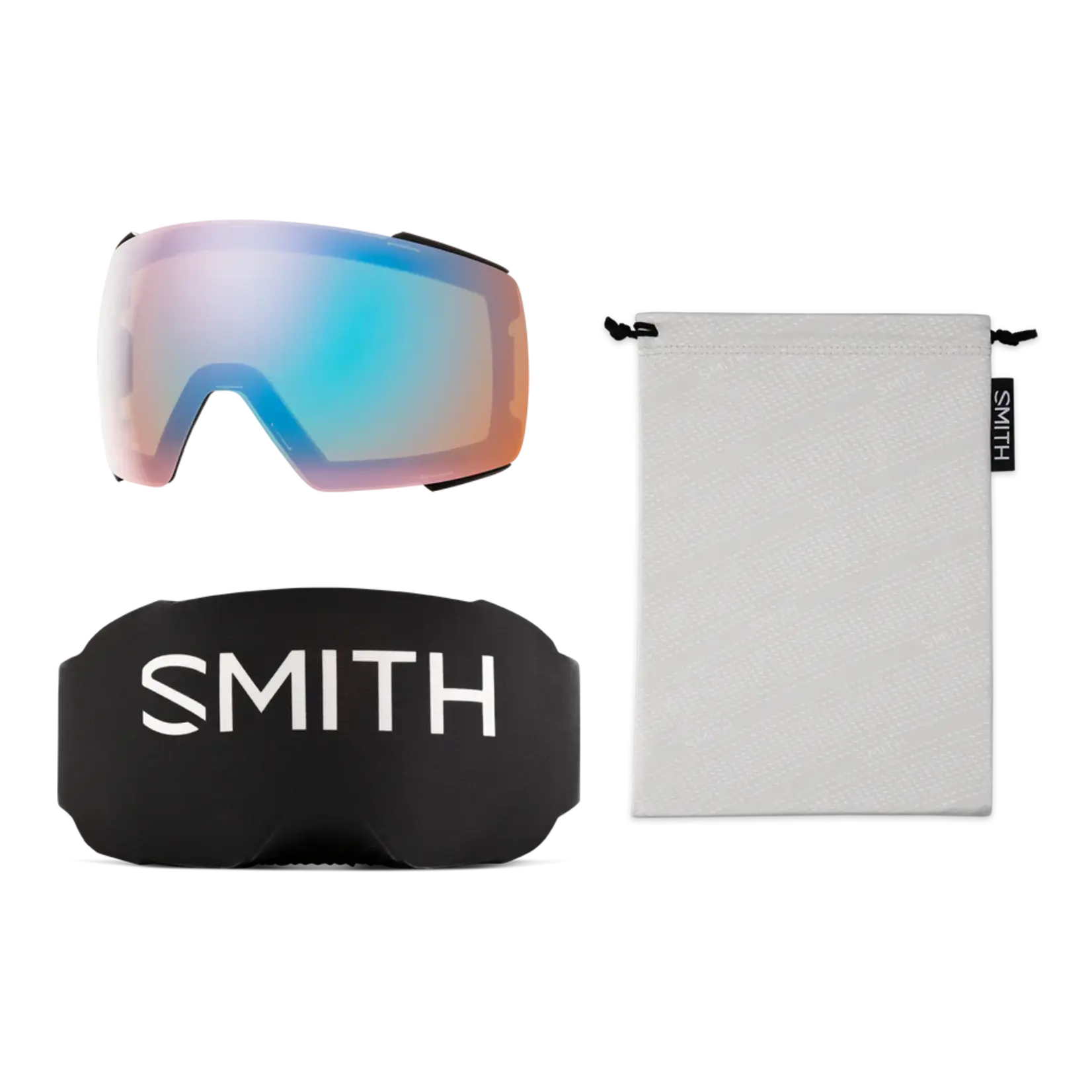 Smith Optics Smith I/O Mag Black ChromaPop Pro Photochromic Blue Mirrorw/ChromaPop Storm Blue Sensor Mirror