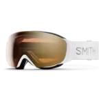 Smith Optics Smith I/O Mag S White Chunky Knit ChromaPop Pro Photochromic Gold Mirrorw/ChromaPop Storm Blue Sensor Mirror
